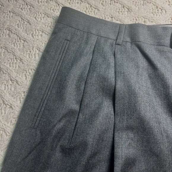 Zanella Nordstrom Gray 100% Wool Dress Pants Slacks 44x32 Duncan Trousers Italy - Picture 4 of 8